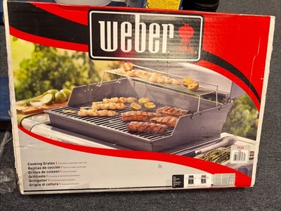 Weber 7524 Genesis 300 Cooking Grates 2 Pack Cast Iron OEM New Open Box