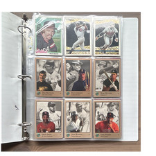 Topps Studio 91 1991 MLB Baseball Card Lot 54 Cards Binder Pages