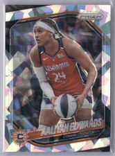 Aaliyah Edwards 2025 Panini Prizm WNBA Ice Prizm #94 Connecticut Sun