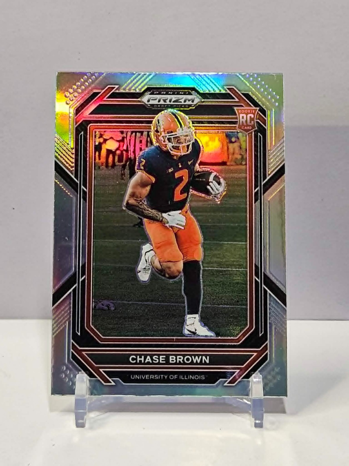 2023 Panini Prizm Draft Picks - Chase Brown #118 Silver Prizm (RC)