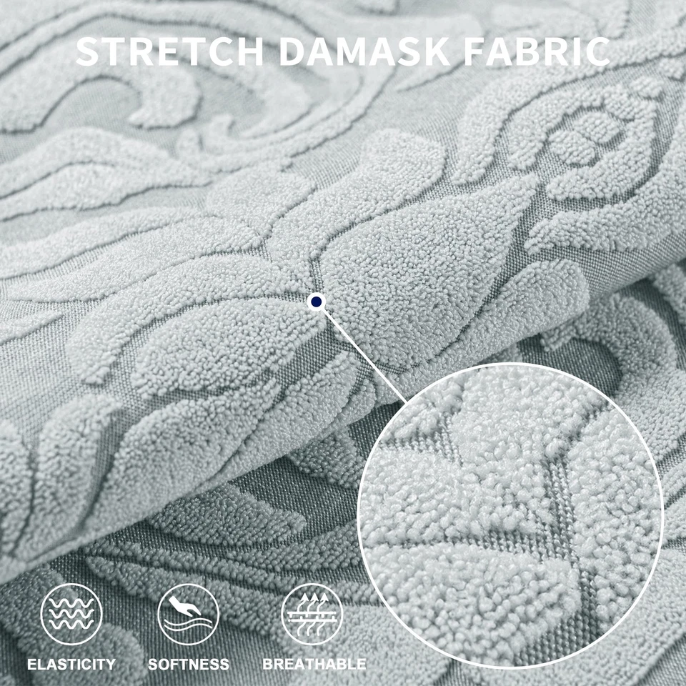 Fundas para Silla, 2 Piezas, Sillón Elástico Funda para Sofá Sofá Lavable Foto 4 de 4