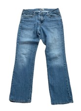 Levi  s Strauss Signature Modern Straight Women's 14 Jeans Blue Mid-Rise