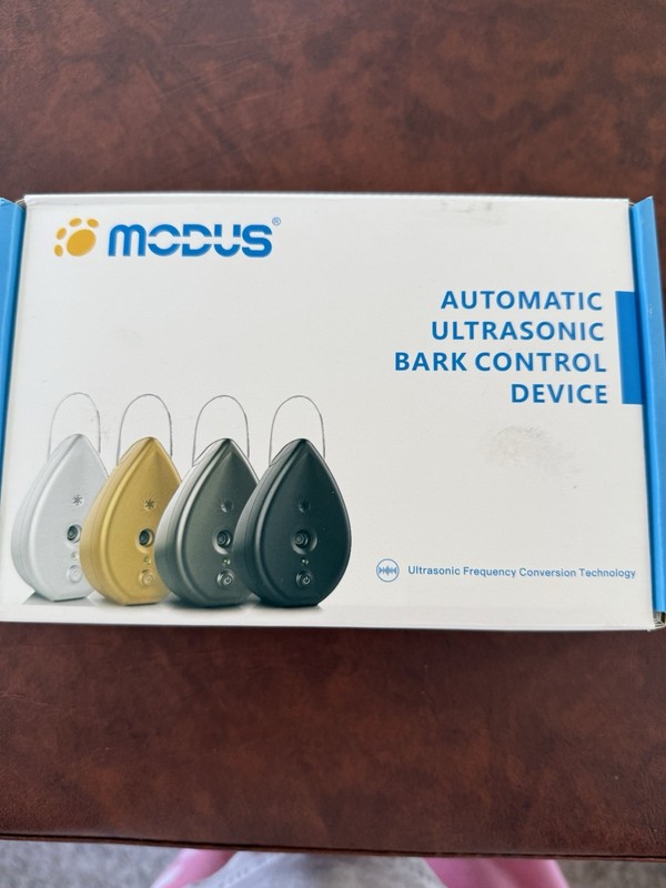 NEW MODUS M237 Automatic Ultrasonic Bark Control Trainer - Indoor - Black