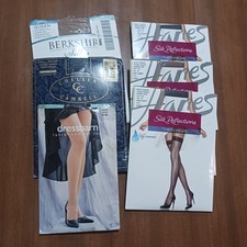 Lot of 6 Hanes Too Pantyhose Thigh High Lot Assortment Size AB 6 Total Mixed Lot