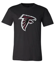Atlanta Falcons Distressed NFL Team logo shirt  S - 5XL!!! Fast Ship!