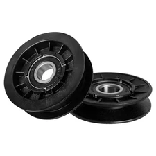V-Idler Pulley + Flat Idler Pulley For John Deere Lawn Mower GX20286 GX20287