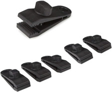 6PCS Upgrade Large Tarp Clips Heavy Duty Lock Grip,Thumb Screw Tent Clip Fixed F