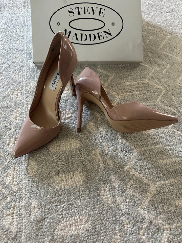 Tacones Steve Madden beige rubor nude talla 7,5 Foto 2 de 4