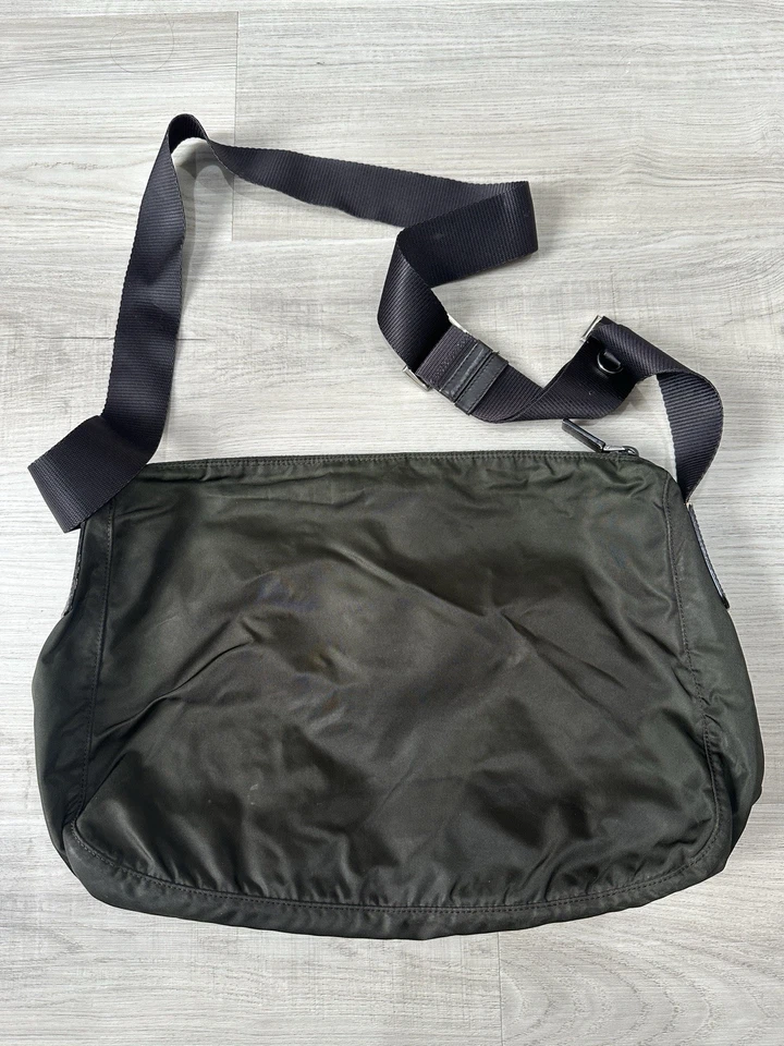 Bolso Bandolera PRADA Tessuto Nylon Bolso de Hombro Nylon Cuero Foto 4 de 4