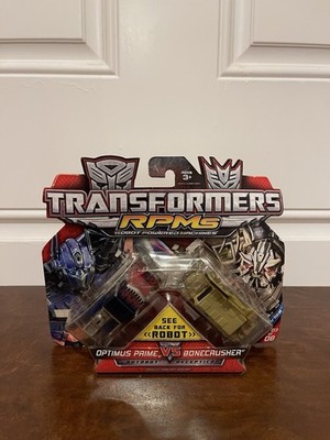 Hasbro Transformers RPMS Optimus Prime Vs BoneCrusher Toy Car Set 2008