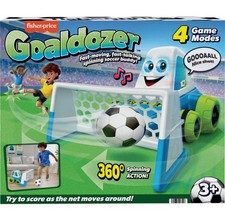Fisher-Price Goaldozer Soccer Game Lights Sounds Motorized Net Play Encourages