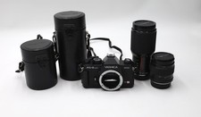 Yashica FX-3 Super 2000 SLR Film Camera w/ 52mm  70-210mm Lens  Accessories