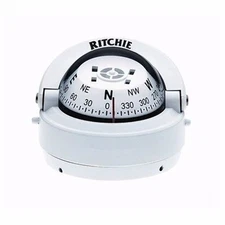 Ritchie Explorer Compass S-53W Surface Mount Designer White