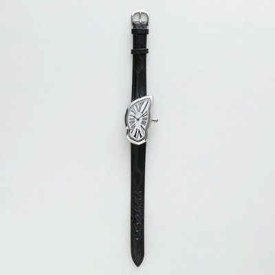 Laphont Melting Watch Large Analog Japanese Gold or Silver or