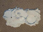 Vintage 1979 Kenner Star Wars Hoth Turret Probot Base Plate On