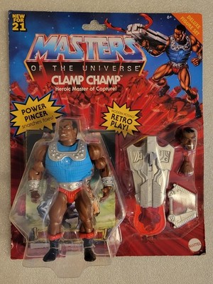 Masters of the Universe Origins Clamp Champ Deluxe 5.5'' Figure MOTU NEW Mattel 