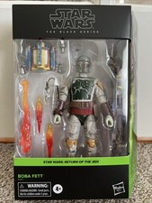 STAR WARS BOBA FETT RETURN OF THE JEDI FIGURE DELUXE 6 IN BLACK SERIES  06