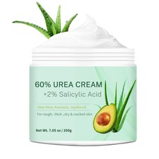 60 Urea Cream plus 2 Salicylic Acid for Feet Maximum Strength Foot Cream