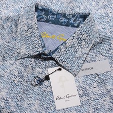 Robert Graham NWT Kaimana Casual Button Down Shirt Size M Classic Fit in Blue