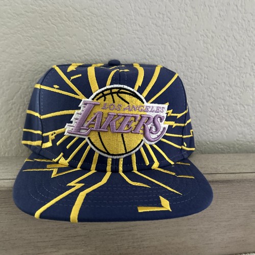 Los Angeles Lakers Starter Aftershock Collision Custom Snapback Hat Cap - Picture 2 of 8