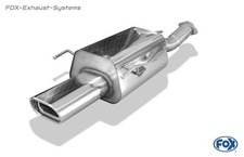  Sportauspuff Opel Zafira A OPC 135x80mm flachoval eingerollt abgeschrägt