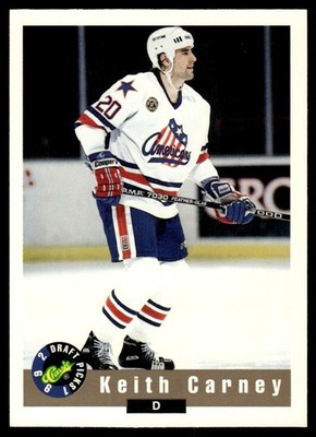 1992-93 Classic Draft Picks KEITH CARNEY #102 Rochester Americans