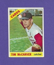 1966 Topps #275 Tim McCarver St Louis Cardinals HOF star Centered EX