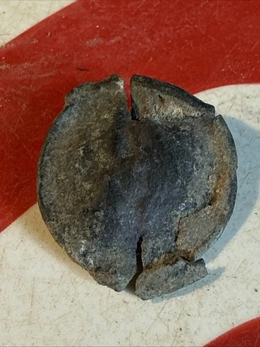 Dug Civil War 💥 🇺🇸 💣 Confederate Block A Button Face Artillery