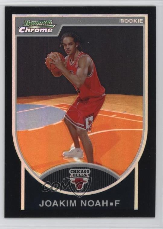 2007 Bowman Draft Picks & Stars Black Refractor /199 Joakim Noah Rookie RC 04xs