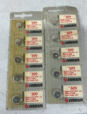  10 Eveready Watch Coin Batter NOS