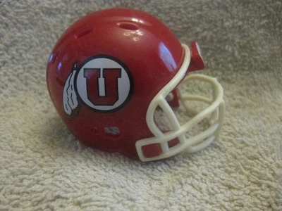 NCAA Utah Utes RIDDELL FOOTBALL MINI HELMET 3 5/8" - Image 1 of 3