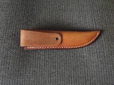 LEFT HANDED Custom Leather Sheath for  Fixed Blade Knife 1021