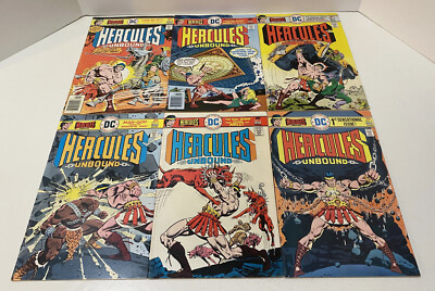 Hercules Unbound #1-6 DC Comics 1975 lot set run 1 2 3 4 5 6