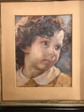 Antonio Bresciani, quadro olio su tavola 28 x 23, firmato in basso A Dx