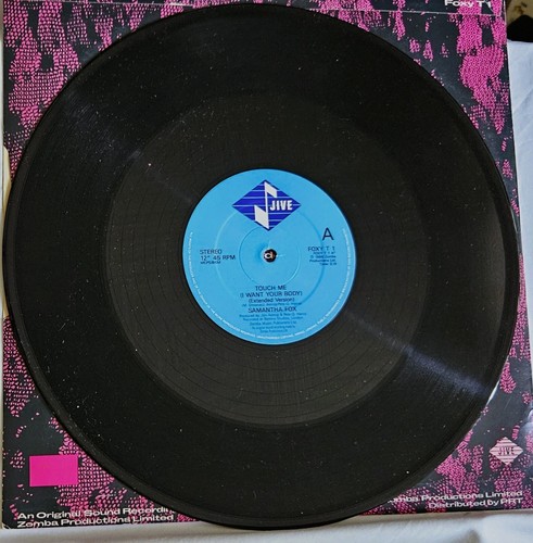 SAMANTHA FOX Touch Me UK LP 1986 *** SIGNED WITH SIGNED POSTER! *** Jive HIP 39 - Picture 7 of 10