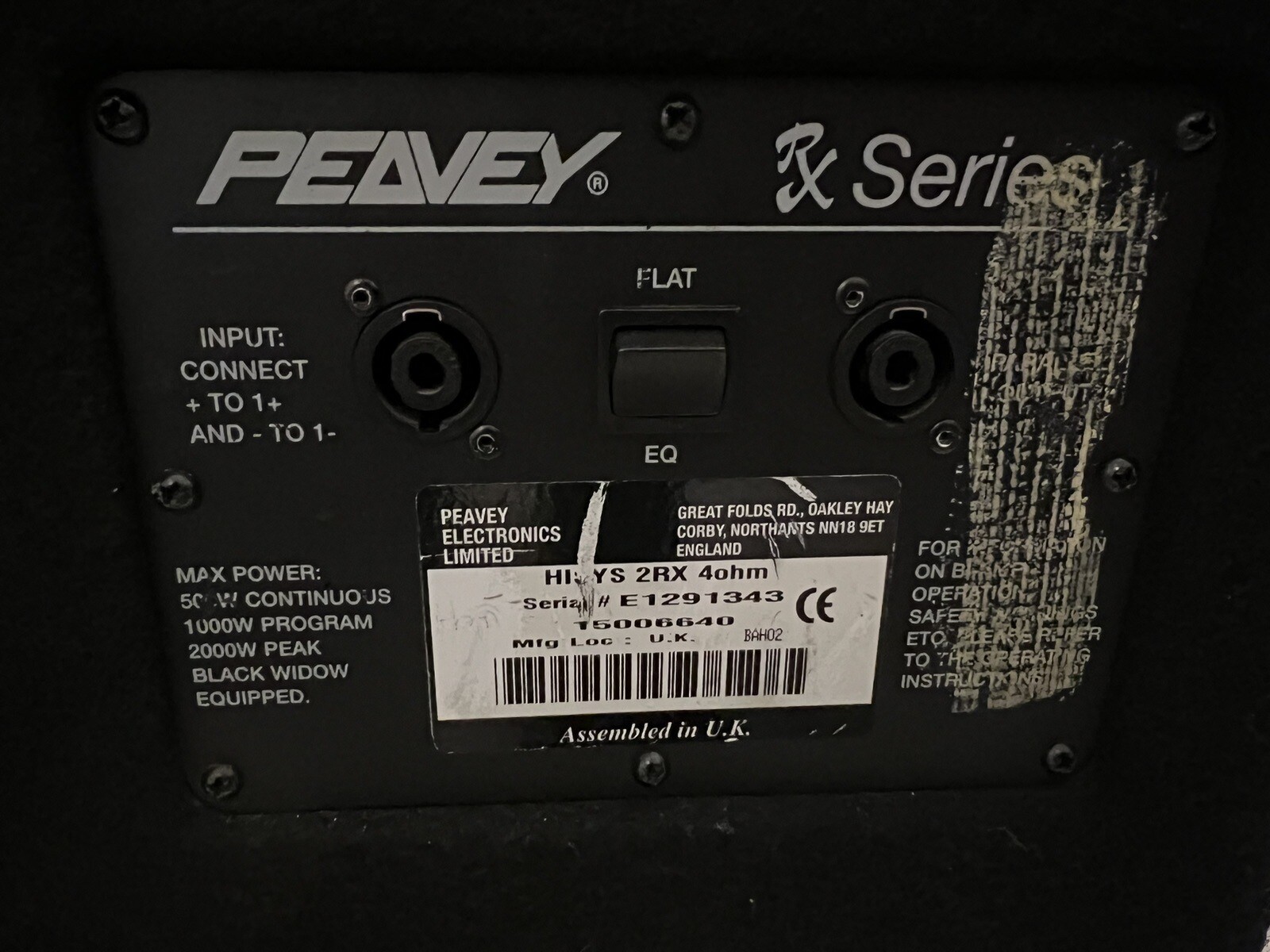 Peavey Speakers eBay