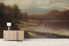 3D Oil Rural Landscape Wallpaper Wall Mural Removable Self-adhesive Sticker 885