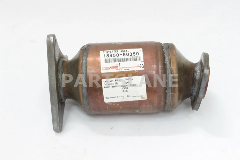 Convertidor catalítico genuino Lexus LS430 GS430 SC430 OEM con catalizador 18450-50350 Foto 3 de 3