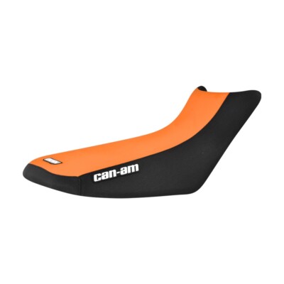 Can Am Outlander Max 450 570 650 850 1000 Seat Cover BLACK & ORANGE Logo #292