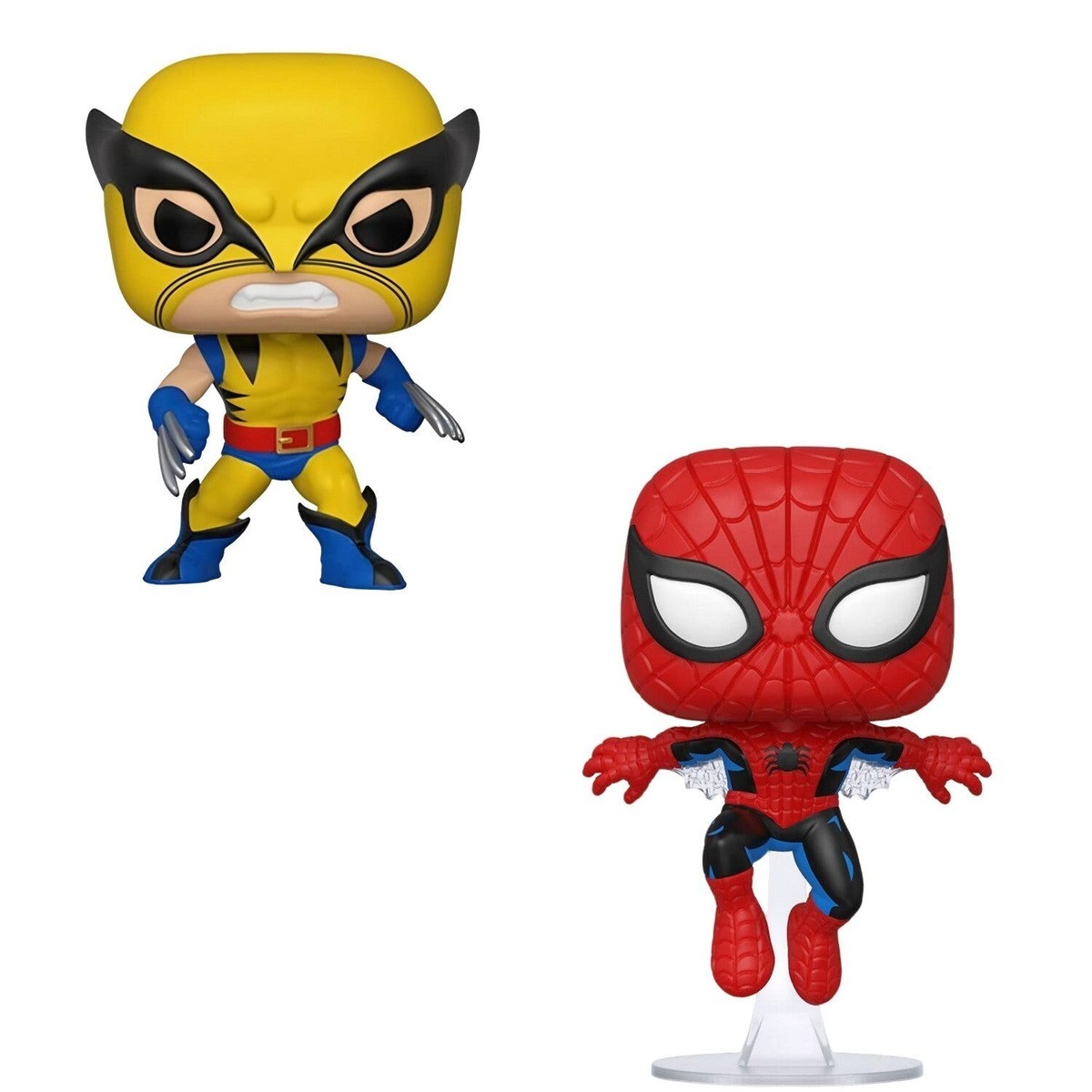 Funko Pop! 2 Pack Marvel - Wolverine #547 & Spider-Man #593 | eBay