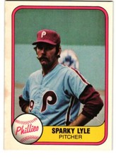 1981 Fleer #17 Sparky Lyle Philadelphia Phillies