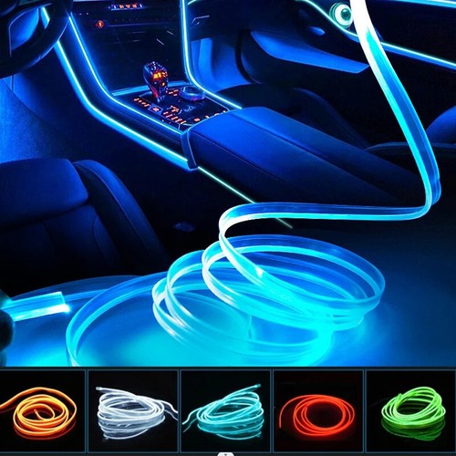 LED Bead Car Interior Ambient Light Kit Strips Car Dash Board Decor Party Light - Picture 2 of 22