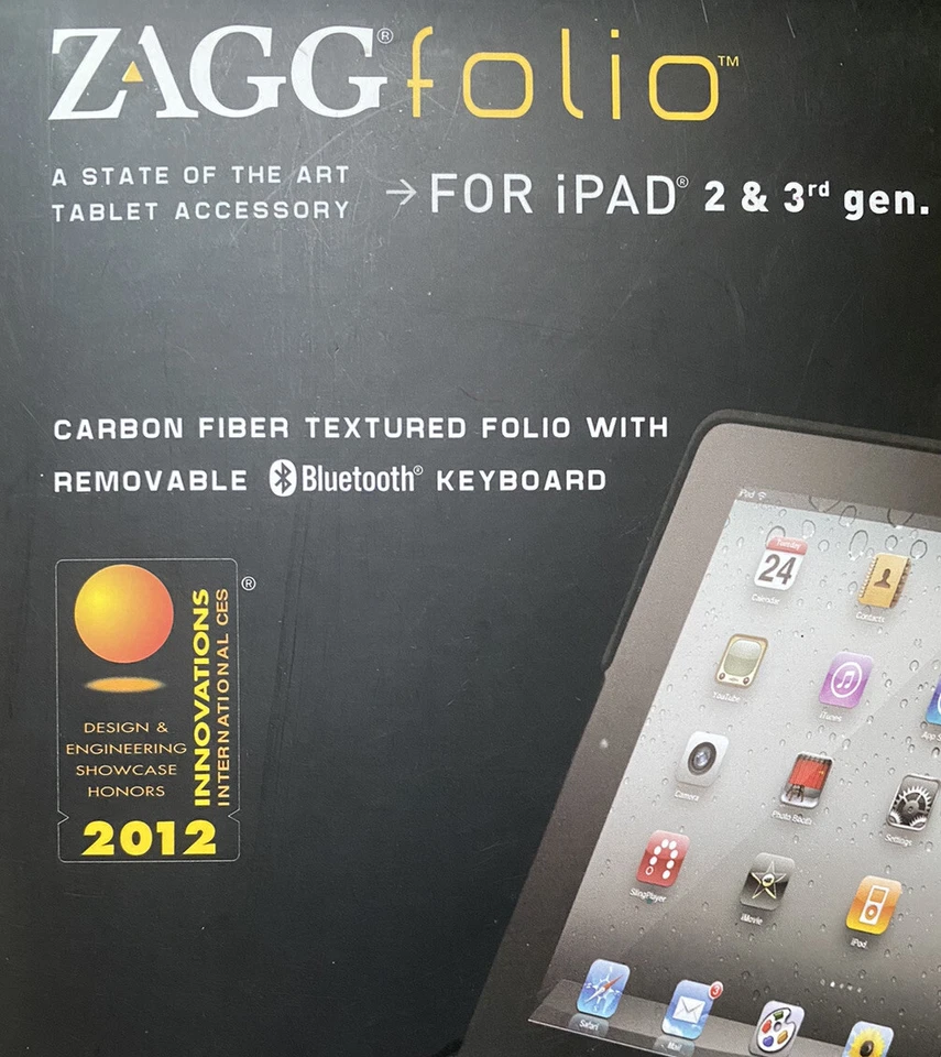 zagg folio iPad 2 tablet keyboard accessory for 3rd generation Key Board  - Image 4 of 4
