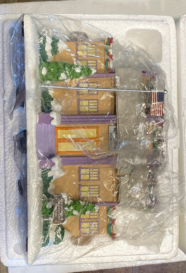 Hawthorne Village Simpsons Christmas SPRINGFIELD ELEMENTARY SCHOOL w