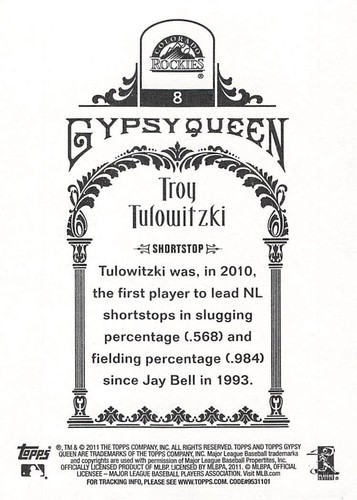 2011 Topps Gypsy Queen - You Choose! Quantity Discount! - Picture 9 of 113