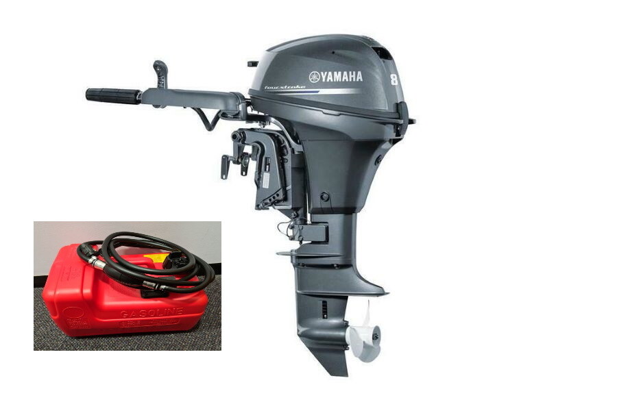 YAMAHA F8SMHB 8 HP 4 Stroke Outboard Motor SHORT Shaft F8 FMHS