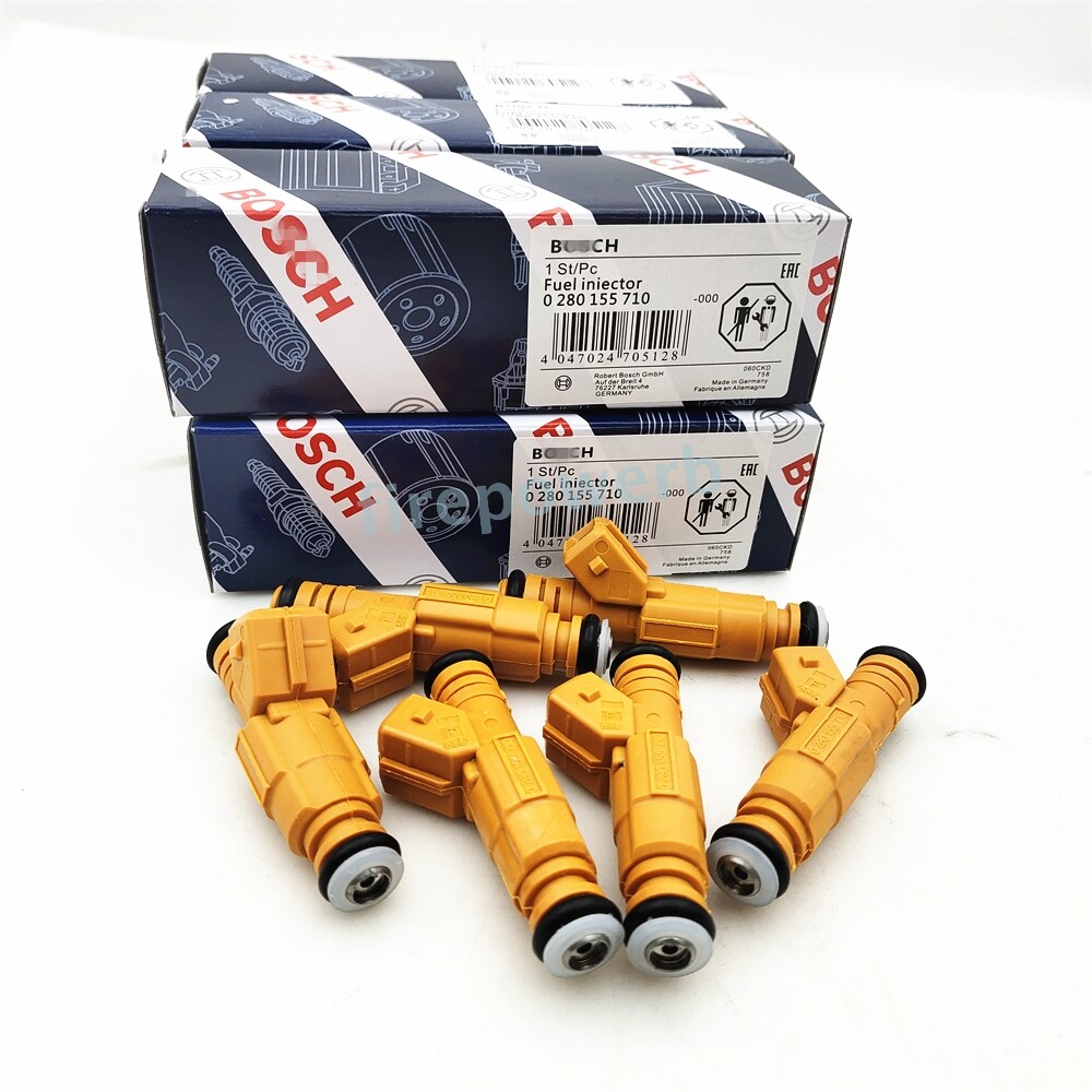 Juego De 6 Inyectores De Combustible Bosch Upgrade NUEVOS Para Jeep 4.0L 6 Cilindros (1999-2006)