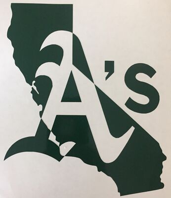 Oakland Athletics MLB Baseball A4 Printed Vinyl Decal Sticker High Oakland Athletics MLB Baseball A4 Printed Vinyl Decal Sticker High
