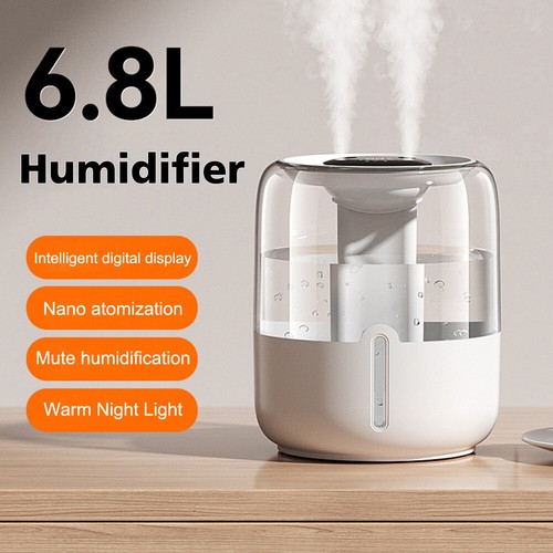 Humidifier for Bedroom 6.8L Large Capacity Living Room Mist Air Humidifier Quiet - Picture 2 of 18