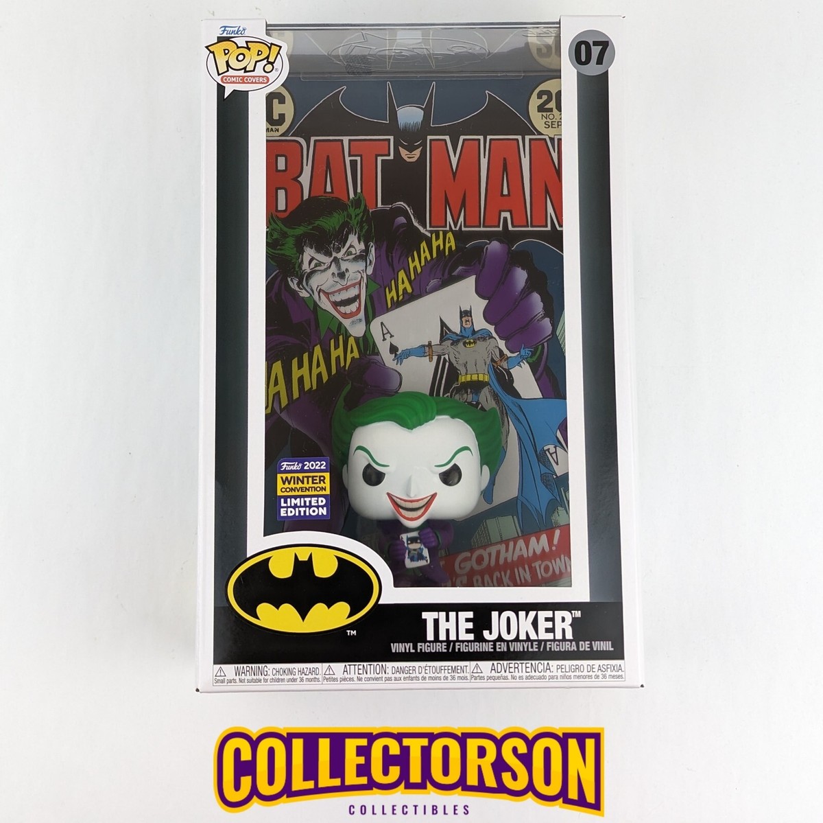 Funko Pop Comic Covers The Joker #07 Winter Convention 2022